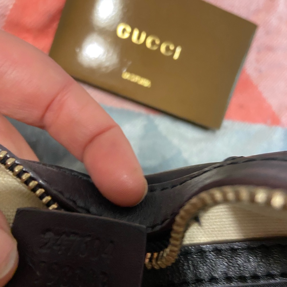 Gucci Horsebit Hobo Bag Black Leather and Gucci Web detail - Picture 11 of 16